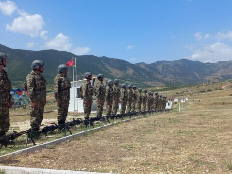 Təlim toplanışında atış çalışmaları yerinə yetirildi