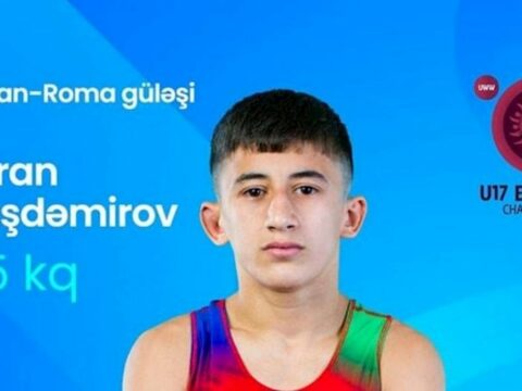 Güləşçimiz Avropa çempionu oldu 