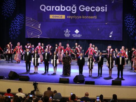Qarabağ Dirçəliş Fondunun təşəbbüsü ilə Gəncədə “Qarabağ gecəsi” adlı xeyriyyə konserti keçirilib