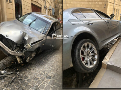 Bakıda ŞOK OLAY: “Parkovşik” müştərinin BMW-sini qaçırmaq istəyərkən aşırdı – VİDEO