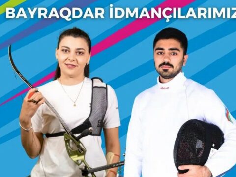 Azərbaycan komandasının III Avropa Oyunlarındakı bayraqdarları bəlli olub