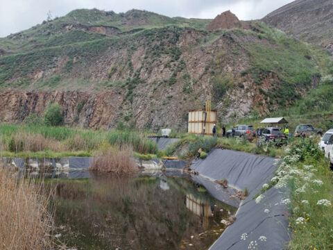 Dövlət Komissiyası Söyüdlüdə süni gölə baxış keçirib
