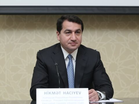 Hikmət Hacıyev xarici diplomatlarla Laçın keçid məntəqəsində