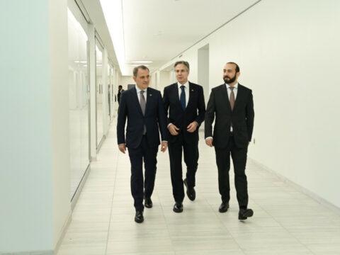 Vaşinqtonda üçtərəfli görüş BAŞLADI – FOTOLAR