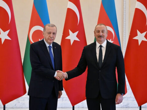 İlham Əliyev Rəcəb Tayyib Ərdoğanı bayram münasibətilə təbrik edib