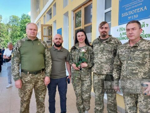 Ukraynada daha bir azərbaycanlı müharibədəki xidmətlərinə görə təltif olunub