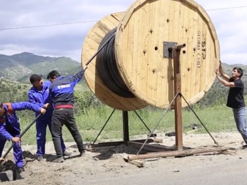 Laçının ən ucqar kəndlərinin elektrik şəbəkəsi yenilənir