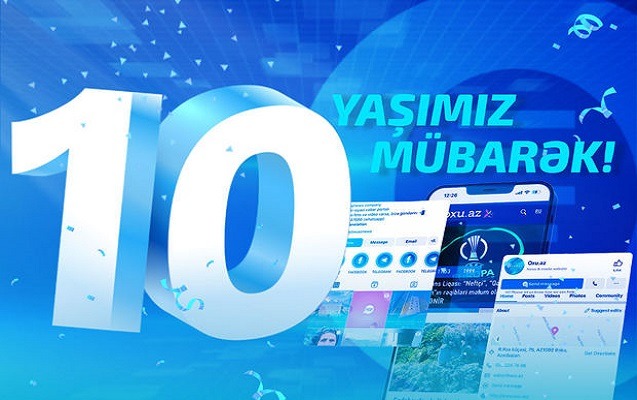 Oxu.az saytı 10 yaşında!