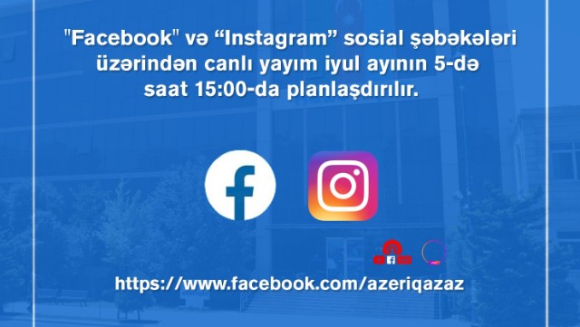 “Azəriqaz” rəhbərliyinin canlı yayımı olacaq