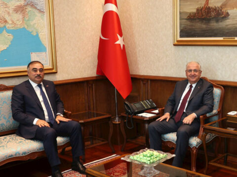 Türkiyənin müdafiə naziri səfirimizi qəbul edib