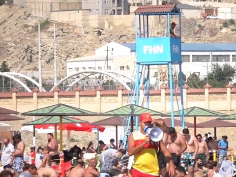 FHN çimərliklərdə təhlükəsizlik qaydaları ilə əlaqədar əhaliyə müraciət etdi