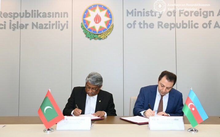 Azərbaycan və Maldiv XİN-ləri arasında Anlaşma Memorandumu imzalanıb