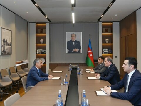 Azərbaycan XİN başçısı Tacikistan səfirini qəbul edib