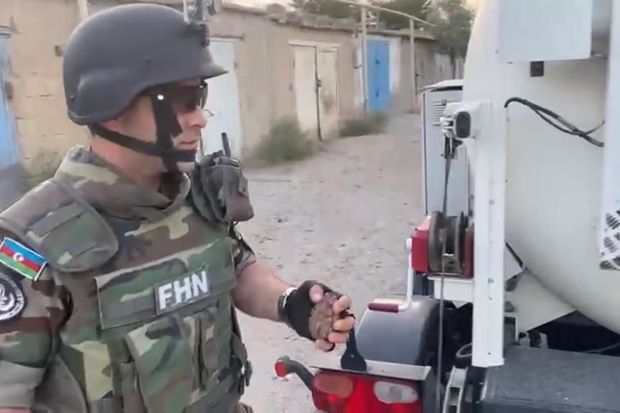 Sumqayıtda əl qumbarası tapıldı – FOTO/VİDEO