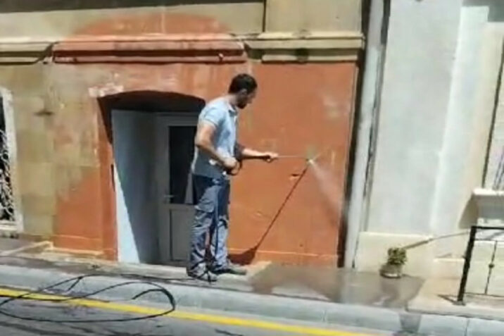 Tarixi abidəyə müdaxilənin qarşısı alındı