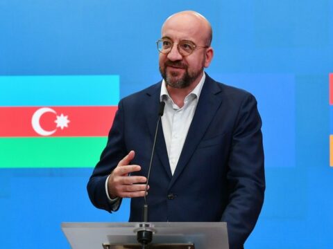 Şarl Mişel Prezident İlham Əliyev və baş nazir Nikol Paşinyanla görüşdən sonra mətbuata açıqlama verib
