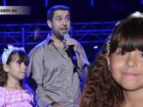 Qızı Namiq Qaraçuxurlunun konsertində səhnəyə çıxdı – VİDEO
