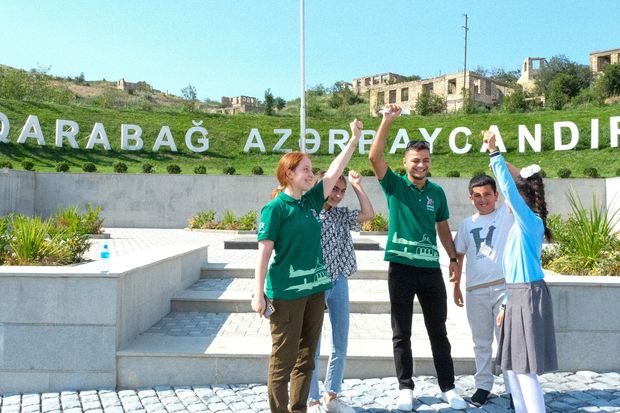 Qayıdış Könüllüləri Talış kəndində “Kod Qarabağ” intellektual oyunu keçirib