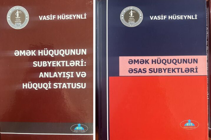BDU-nun müəlliminin 2 monoqrafiyası işıq üzü görüb