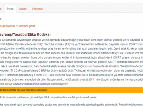 Beynəlxalq təhlükəsizlik modelinin Azərbaycan dilində versiyası istifadəyə verilib