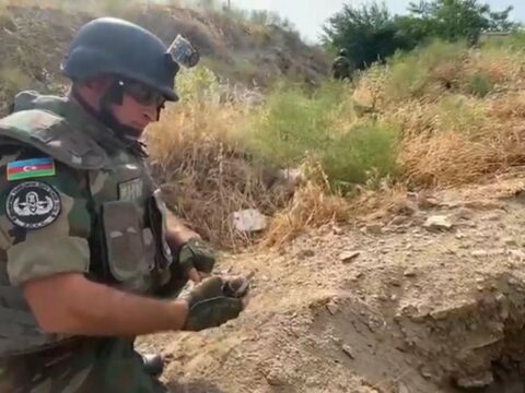 Bakıda hərbi sursat aşkarlanıb
