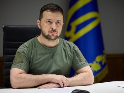 Zelenski Dneprə getdi, cəbhədəki vəziyyət müzakirə olundu