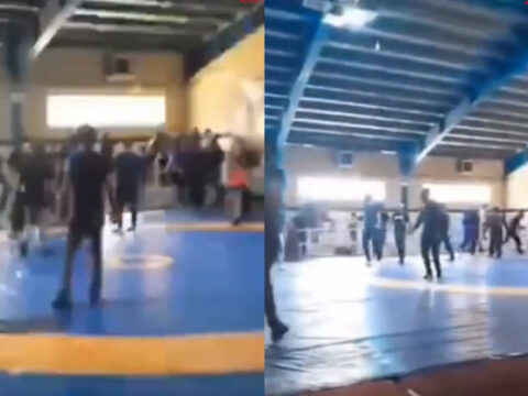 İranda idman yarışında soyuq silahla qarşıdurma olub