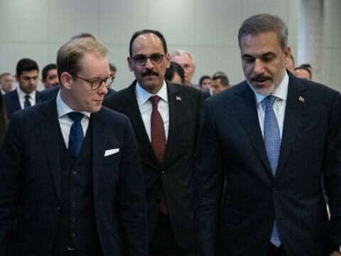 Hakan Fidan isveçli həmkarı ilə danışıqlar apardı 