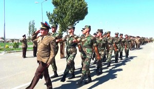 Mülki Müdafiə Alayının gənc əsgərləri vətənə xidmət andı içib