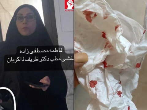 İranda rejim tərəfdarı hicabsız qadına hücum edərək yaralayıb
