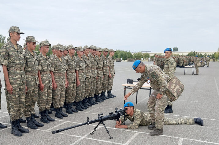 Gənc əsgərlərin hazırlığına xüsusi diqqət yetirilir