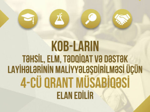 KOBİA 4-cü qrant müsabiqəsini elan edib