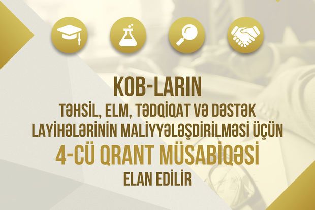 KOBİA 4-cü qrant müsabiqəsini elan edib