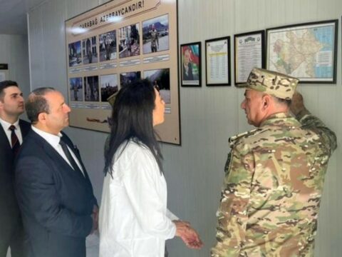 Ombudsman Aparatının nümayəndələri hərbi hissəni ziyarət ediblər