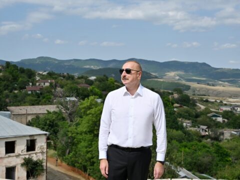 Samux xəstəxanasının yeni binasının açılışı oldu