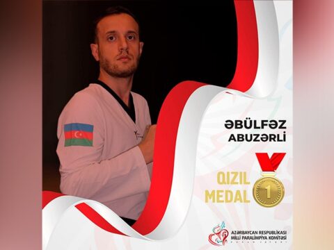 Azərbaycan parataekvondoçusu Avropa çempionatında qızıl medal qazanıb