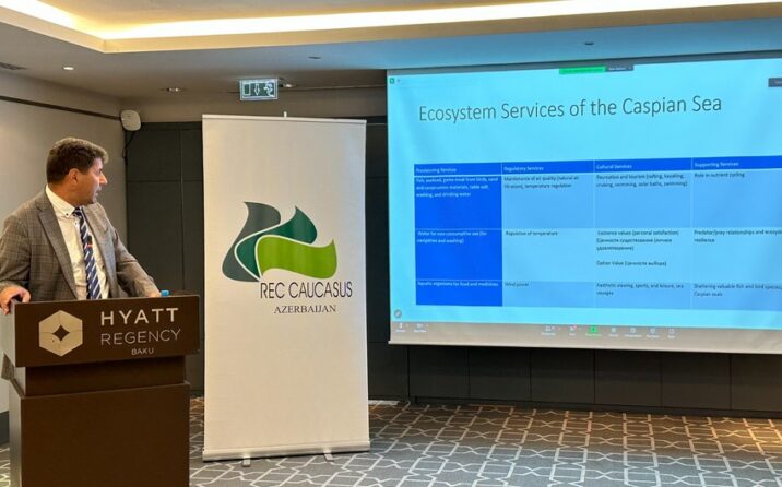 İqlim dəyişmələrinin Xəzər dənizinin səviyyəsinin dinamikasına təsiri mövzusunda seminar keçirilib