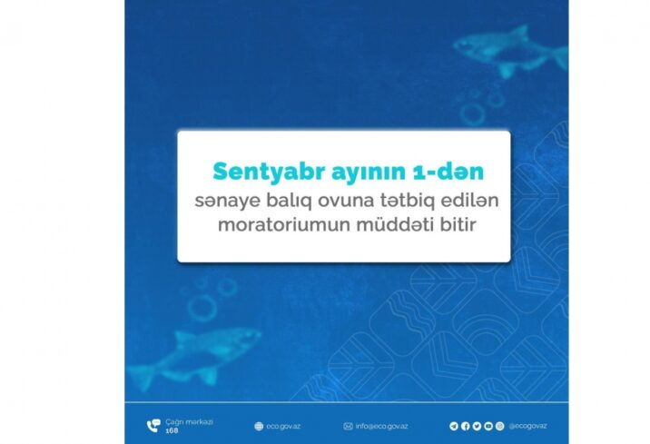 Balıq ovuna tətbiq edilən qadağa başa çatır