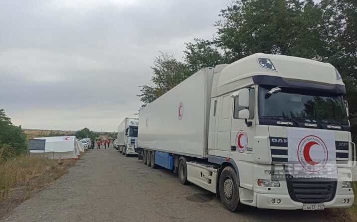 Xankəndidəki erməniəsilli şəxslərə aparılan 40 ton humanitar yardımın keyfiyyət sertifikatı sülhməramlılara təqdim olunub
