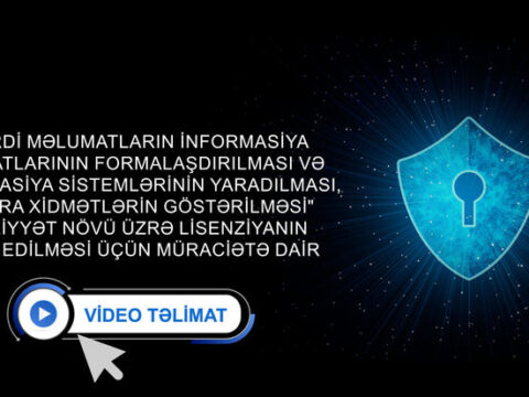 Müvafiq lisenziyanın əldə edilməsi üçün elektron formada necə müraciət olunmalıdır? – VİDEO