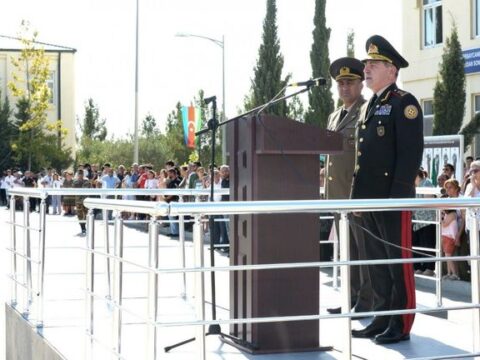 Mülki Müdafiə Qoşunlarında andiçmə mərasimi keçirilib