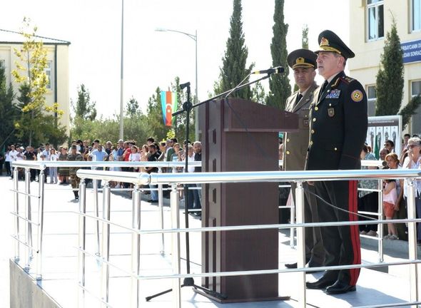 Mülki Müdafiə Qoşunlarında andiçmə mərasimi keçirilib