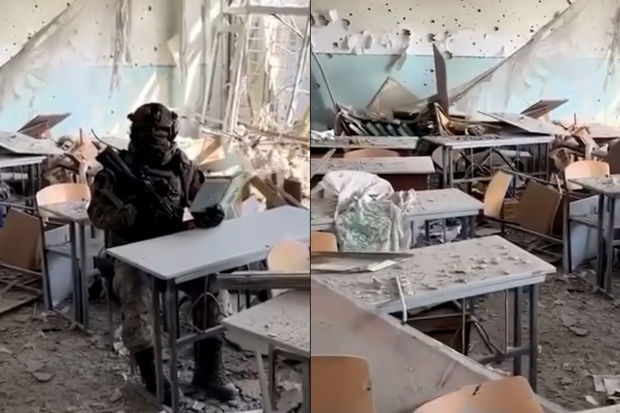 Ukraynalı hərbçidən 1 sentyabr günündə ürəkdağlayan mesaj