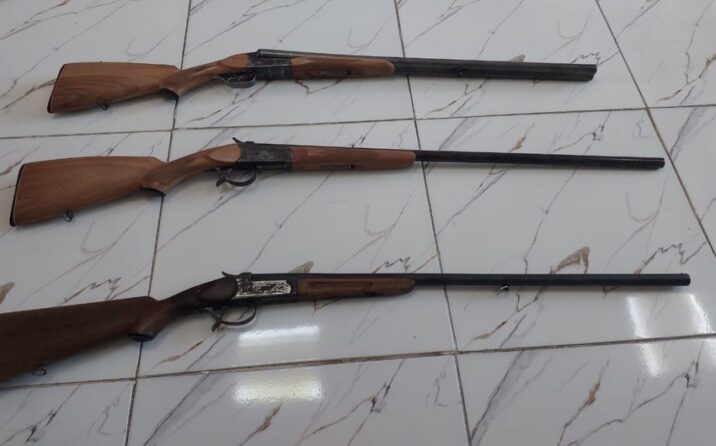 Astarada 3 nəfərdə sənədləri olmayan ov tüfəngləri aşkar edilib