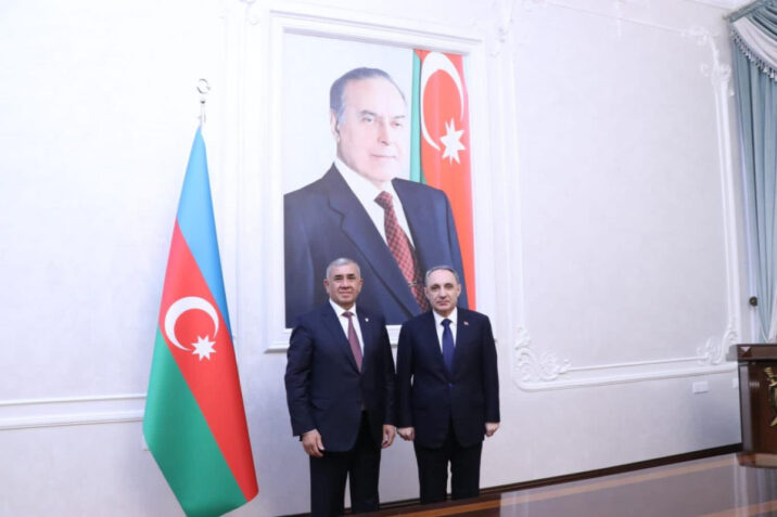 Kamran Əliyev Özbəkistan Baş prokuroru ilə görüşüb