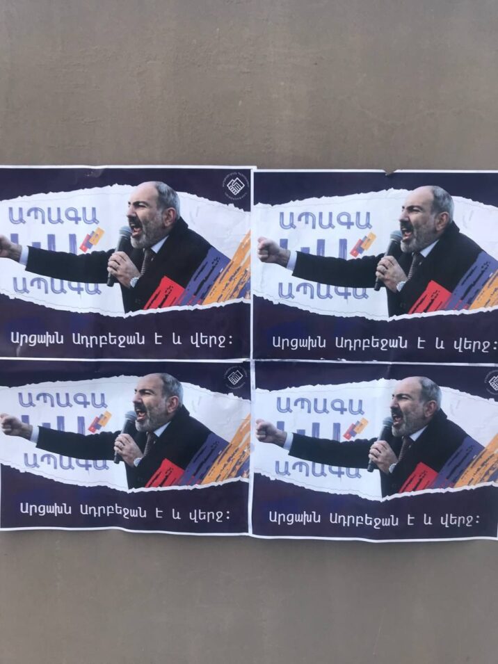 İrəvan küçələrində “Qarabağ Azərbaycandır!” – FOTOLAR