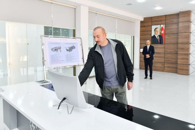 İlham Əliyev “Azərişıq” ASC-nin Cəbrayıl Rəqəmsal İdarəetmə Mərkəzinin açılışını edib