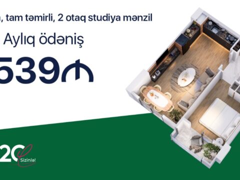 Aylıq 539 manata tam təmirli mənzillər