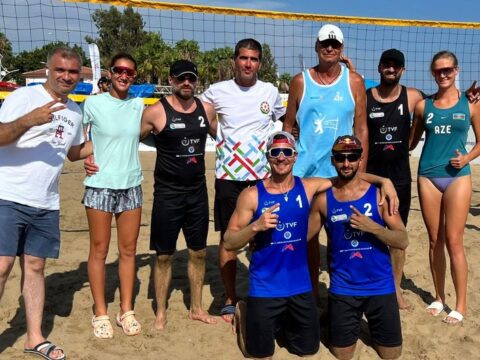 Azərbaycanın çimərlik voleybolçuları beynəlxalq turnirdə dördüncü yeri tutublar