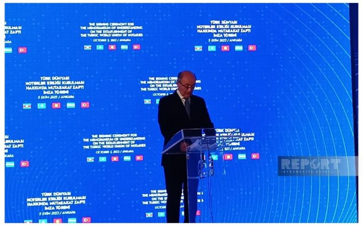 “Türk Dünyası Notariat Birliyinin qurulması TDT arasında əməkdaşlığa töhfə verəcək”
